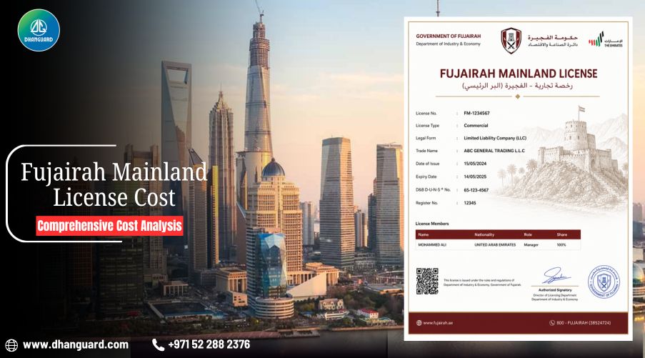 Fujairah Mainland License Cost 2026 | Dhanguard