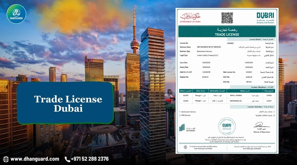 Trade License Dubai :  Cost, Types, Activities, Renewal & More | Dhanguard