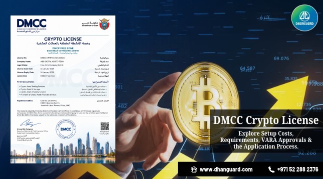 DMCC Crypto License in Dubai 2026: Cost, Requirements, VARA Approval & Application Process