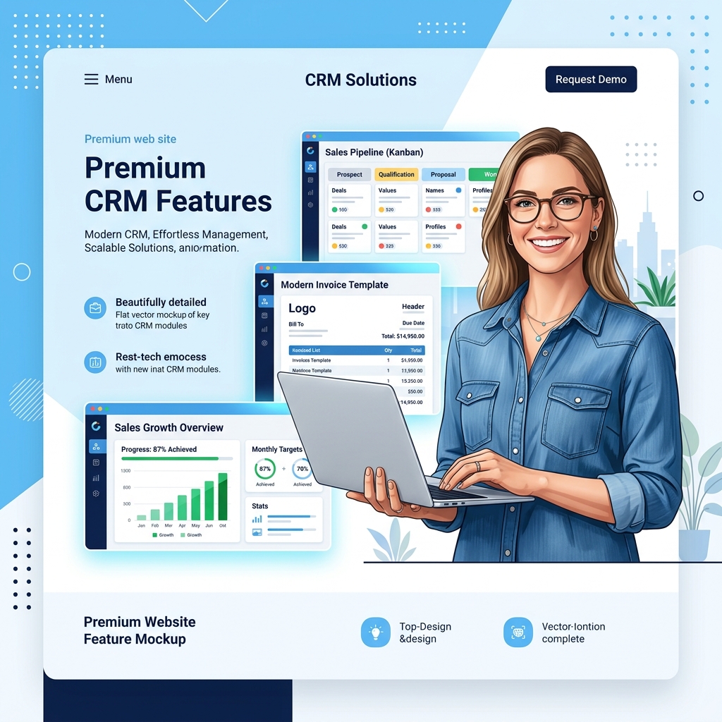 Bitrix24 CRM sales and analytics dashboards visual representation | DhanGuard